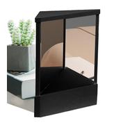 Dreuhuing Véritable miroir non inversé - Miroir de maquillage personnel - Miroir non inversé - Miroir non inversé pour une image réelle pour les coupes de cheveux et la beauté