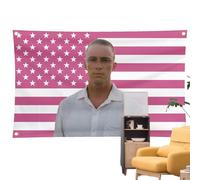 Drew Flag Drapeau Am-erican Starkey, bannière Drew Banner Starkey Drapeau amusant, 9,1 x 1,5 m, tapisserie amusante pour pelouses, cours, jardins, terrasses et balcons