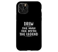 Drew The Man The Myth The Legend T-Shirt prénom Drew Coque pour iPhone 11 Pro