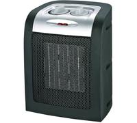 DREXON 923903 - Chauffage d'appoint Soufflant Céramique 1800W TAKO- 17*12.3*21.8 cm- Noir Argent
