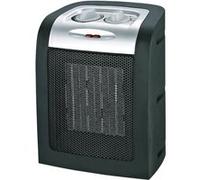 DREXON 923903 - Chauffage d'appoint Soufflant Céramique 1800W TAKO- 17*12.3*21.8 cm- Noir Argent