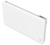 DX 744115 - Radiateur à inertie céramique PALMA 1500W + film chauffant - 82 x 10,5 x 50 cm - Blanc