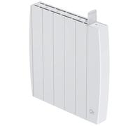 Drexon - Radiateur Céramique à Inertie Connecté 1000W - WiFi + Application TUYA - Thermostat Électronique LCD - IP24 - Sécurité Enfants - Blanc - 49.6 x 9 x 58 cm