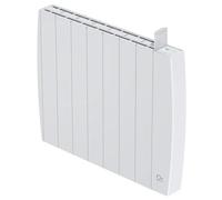 Drexon - Radiateur Céramique à Inertie Connecté 1500W - WiFi + Application TUYA - Thermostat Électronique LCD - IP24 - Sécurité Enfants - Blanc - 66 x 9 x 58 cm