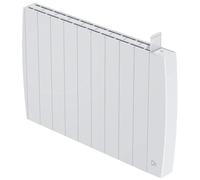 Drexon - Radiateur Céramique à Inertie Connecté 2000W - WiFi + Application TUYA - Thermostat Électronique LCD - IP24 - Sécurité Enfants - Blanc - 82.2 x 9 x 58 cm