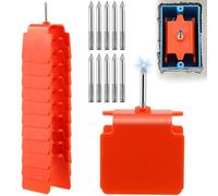 Dreyoo Lot de 12 marqueurs de sortie pour cloison sèche, marque aveugle pour cloison sèche, outil de localisation de boîte électrique pour installation de cloison sèche, marqueurs de sortie avec