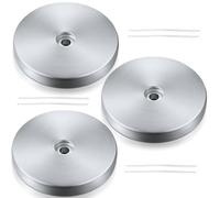 Dreyoo Lot de 3 plaques d'anode en zinc et 6 attaches en plastique, panier d'écumoire en zinc, gardez votre panier en place, lutte contre la corrosion et l'électrolyse, le système de sel indispensable pour la piscine
