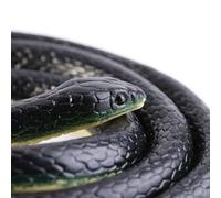 Drfeify 130 Cm de Long Réaliste en Caoutchouc Doux Snake Jardin Accessoires