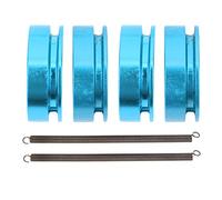 Drfeify 2-Ensemble de mâchoires d'embrayage en Alliage d'aluminium rc avec réglage de Ressort pour Voiture HSP 1/10 télécommandée(Bleu) Accessoires pour modèles de Voitures