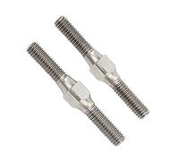 Drfeify 2 Pièces Lien de Tendeur RC, Acier Durable Résistant à l'usure Haute Résistance, avec des Performances Stables pour Les Voitures Big Rock Typhoon Senton 3S 1/10 RC