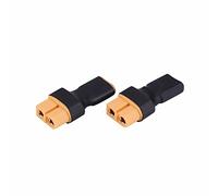 Drfeify 2 Types 5pcs / Set XT30 à XT60 Adaptateur de connecteur de Drone RC convertisseur de Batterie(XT30 Male to XT60 Female)