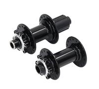Drfeify 32 Trous Moyeu de Vélo anodisé en Aluminium Alliage Avant DIST Disc Disc 4 Roulement pour Le Vélo de Montagne, Noir