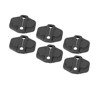 Drfeify 6 Pièces Couvercle de Serrure de Porte ABS Garniture de Serrure de Porte Snap Fit Couvercle de Loquet de Cache les Boulons de Loquet Réduit la Friction pour JK JKU 2007 2019
