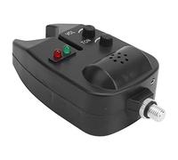 Drfeify Alarme de Pêche, Dispositif D'alarme Sonore et Lumineuse avec Volume et tonalité Réglables sur 5 Niveaux, 2 Indicateurs LED pour la Pêche de Nuit, Compatible avec Le Support de