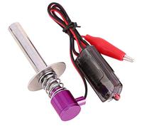 Drfeify Allumeur de Voiture RC, allumeur de démarreur de Bougie de préchauffage électronique 6 V-24 V adapté au Moteur de Voiture RC(Violet)