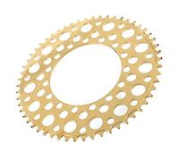 Drfeify Aluminium anodisé - Roue de Vélo de Vélos à Plisser-cohérence pour la Montagne, Système Compact à Vitesse Variable, 1 X Chaîne (Ti Or)