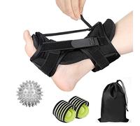 Drfeify Attelle Réglable pour Fasciite Plantaire, Tissu élastique Durable, Léger et Respirant, Attelles de Nuit pour Plantaire, pour Le Soutien de la Cheville, Fixation du Pied Fasciite