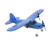 Drfeify Avion RC, Matériau en Mousse Spécial sélectionné avec Moteur Puissant Haute Performance et Conception Anti-Collision, pour Enfants, Jouet Volant en Plein Air (Blue)