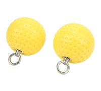 Drfeify Balle d'exercice de main de travail, tirez les poignées de boule solides pour améliorer la résistance, faite de matériau PU durable, 1 paire/set pour lutteurs et gymnastes (modèle 97 mm)
