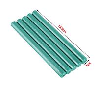 Drfeify Bâtons de Cire à Cacheter, Cire Antiadhésive Colorée pour Sceller les Invitations de Mariage d'anniversaire, Idéal pour les Projets d'artisanat 10 Couleurs (GREEN)