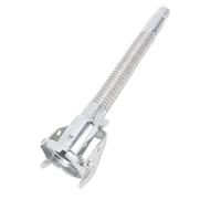 Drfeify Bec de Bidon de Carburant, Buse de Bidon de Carburant en Acier Inoxydable pour Canettes de Style Américain de 5 L, 10 L, 20, Bec Verseur Long et Flexible avec évent et Joint en Caoutchouc