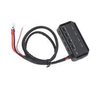 Drfeify Bloc de Fusibles de Moto 12V, Universel avec Voyant LED, Kit de Fusibles à Haut Rendement et de Boîte de Relais pour Voiture