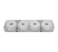 Drfeify Bobine de Ligne de Pêche en Plastique et Mousse, Support de Ligne de Crochet de Pêche, 8 Pièces, Rainure Profonde, Organisateur EVA de Grande capacité pour Plate-Forme de à la Mouche, Banque