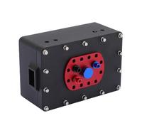 Drfeify Boîte de Réception RC Crawler, Valve Amovible en Alliage D'aluminium Usinée CNC pour Les Modèles sur Chenilles à L'échelle 1/10 1/8, avec Supports de Montage Latéraux et Trous