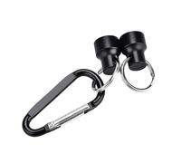 Drfeify Boucle Magnétique de Pêche Clip de Dégagement de Filet Magnétique en Acier Inoxydable Charge de 3,5 Kg Boucle Simple ou Double pour Filet de Pêche à la Mouche Gilet Pack Porte-Outil de