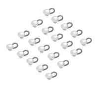 Drfeify Boutons, Extenseurs de Col de Taille à Ressort Flexibles pour un Ajustement des Vêtements sans Couture, 20 Boutons d'extension Amovibles pour Jeans et Chemises