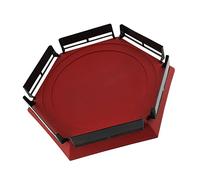 Drfeify Burst Battle Top Arena, Bord Sûr, Conception Amovible, Assemblage de Bricolage, Jouet de Jeu Portable Burst Battling Tops pour Le Jeu de Combat Tops (Rouge)