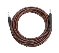 Drfeify Câble de Guitare, Câble d'instrument en PVC avec Réduction du Bruit, 6,35 Mm Mâle à Mâle pour Amplificateurs et Claviers (6M / 19,69 pieds)