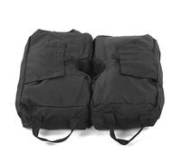 Drfeify Cadre de Soutien à Sacs de Sable Fixe pour Les événements de Plage de la Canopée Extérieure 2PCS Black 600D Tissu Oxford (Sac de Sable Fixe)