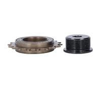 Drfeify Carbon Steel 18T Roue de L'entraînement Gauche-Drive-adaptrice Kits Huile - Résistant pour MY1016Z MY1016 Moteur MY1020, Application de Largeur pour Les Projets de Vélo électrique DIY