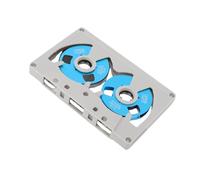 Drfeify Cassette D'enregistrement Sonore Vierge 50 Minutes en Métal Double Face pour Lecteur de Cassettes, Aspect Accrocheur pour Musiciens avec Boîte de Rangement Transparente
