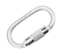 Drfeify Clip d'escalade en Alliage en Aluminium, Crochet de Verrouillage Automatique, Résistance à la Traction élevée, Adaptée à l'escalade, à L'alpinisme