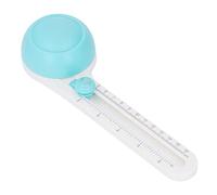 Drfeify Coupeur Circulaire, Matériau ABS, Rotation à 360 Degrés, Coupe-cercle Réglable pour Scrapbooking avec échelle Claire pour une Plage de Coupe Précise de 10 Cm à 32 Cm
