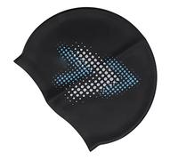 Drfeify Couvercle de Baignade en Silicone avec un Retournement Non Flou, Recouvert Tête étanche avec Protection de L'oreille, adapté aux Sports Nautiques pour Adultes (flèche noire)