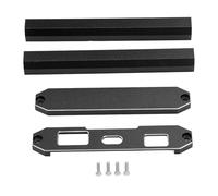 Drfeify Crame de Protecteur de L'émetteur Cadre de Protection de Batterie Télécommandée, Support avec Vis, Alliage D'aluminium (Black)