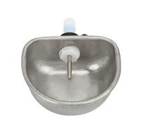 Drfeify Distributeur d'eau pour Lapin, Bol à Tétine en Acier Inoxydable pour Boire Facilement, Résistant à la Mastication et Alimentation en Eau Réglable pour Petits Animaux