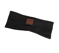 Drfeify Écouteur de Bandeau sans Fil, Design Amovible et Lavable, Matériau Respirable en Nylon, pour Le Sport, la Course, la Méditation (Black)