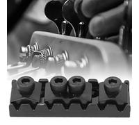 Drfeify Écrou de Verrouillage pour Guitare électrique, écrou de Verrouillage en Alliage de Zinc pour Guitare à Double Bascule à 7 Cordes, avec Système Vibrato, pour Guitaristes Amateurs et (BLACK)