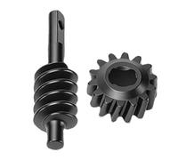 Drfeify Engrenage D'essieu Différentiel en Acier, Engrenage de Remplacement 2T 14T pour Voiture sur Chenilles SCX30 1/30 RC, avec Conception en Spirale Haute Résistance pour une