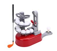 Drfeify Ensemble de Jouets de Balle de Club pour Enfants, Jeu de Balle de Bille de Conception de Grève Modulaire Portable pour Les Jouets Sportifs en Plein Air Intérieurs (Rouge)