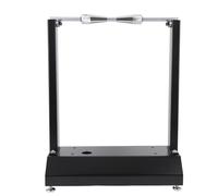 Drfeify Équilibreur de Roue de Moto, Support d'équilibrage de Roue de Moto en Acier au Carbone Robuste, de 15,5 Pouces, Cônes Réglables, 4 Roulements, pour Le Service de Pneus de Vélos de Sport