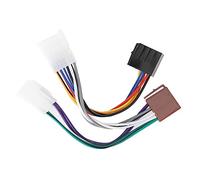 Drfeify Faisceau de Câbles ISO pour Voiture, Connecteur ABS ISO, Ligne de Connexion Audio Plug and Play de 15 Cm, pour, Installation Stéréo de Remplacement