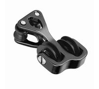 Drfeify Glissière de Câble de Tir à l'arc Séparateur de Corde d'arc en Alliage d'aluminium avec Roue à Faible Friction 4,5 X 2,5 X 1,7 Cm Accessoire 'Arc à Poulies Léger pour la Pratique du Tir