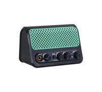 Drfeify Haut-Parleur de Guitare électrique, Connexion sans Fil BT, Boîte à Rythmes, Bouton de tonalité, Commandes de Gain et de tonalité, Rechargeable, Noir, pour Guitaristes
