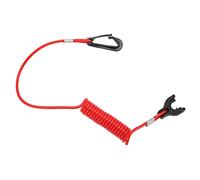 Drfeify Interrupteur d'arrêt d'urgence de Moteur de Bateau ABS PVC Interrupteur 'arrêt de Remplacement 176288 0176288 pour Hors-bord BRP OMC Cobra avec Cordon de Traction Outil étanche Installation