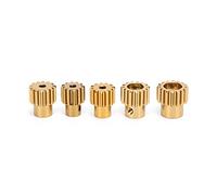 Drfeify Jeu D'engrenages à Pignon 32P, 5 Pièces, Kit D'engrenages de Voiture RC en Alliage D'aluminium avec Vis de Réglage et clé, pour Moteur D'arbre de Voiture 1/10 RC de 3.175mm